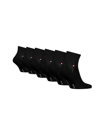 TOMMY HILFIGER | Chaussettes sneaker lot de 6 blanc | schwarz